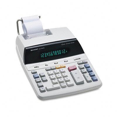 Sharp&reg; EL2192RII Two-Color Roller Printing Calculator