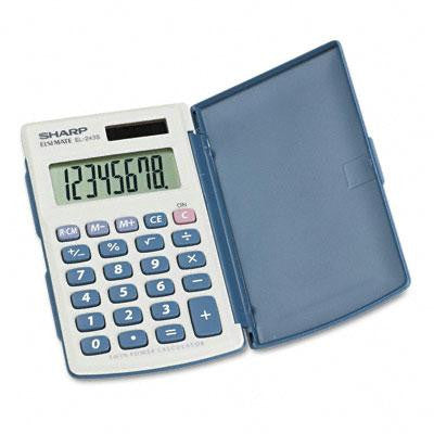 Sharp&reg; EL-243SB Solar Pocket Calculator