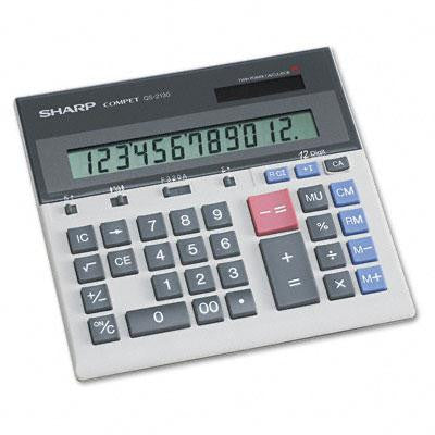 Sharp&reg; QS-2130 Compact Desktop Calculator