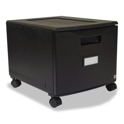 Storex Single-Drawer Mobile Filing Cabinet