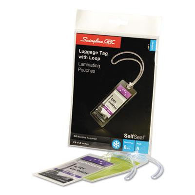 Swingline&trade; SelfSeal&trade; Self-Adhesive Laminating Pouches & Single-Sided Sheets