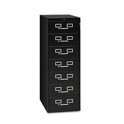 Tennsco Seven-Drawer Multimedia-Card File Cabinet