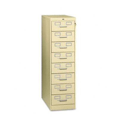 Tennsco Eight-Drawer Multimedia-Card File Cabinet