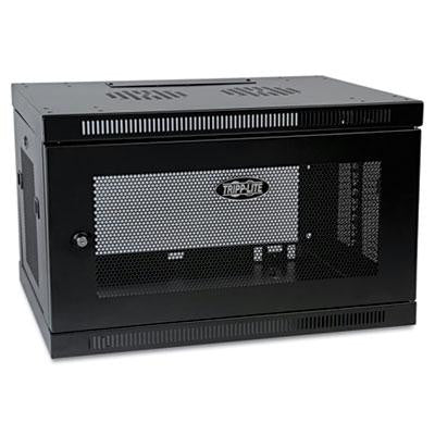 Tripp Lite SmartRack Low-Profile Switch-Depth Wall-Mount Rack Enclosure Cabinet