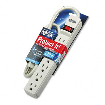 Tripp Lite Protect It!&trade; Six-Outlet Surge Suppressor