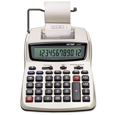 Victor&reg; 1208-2 Two-Color Compact Printing Calculator