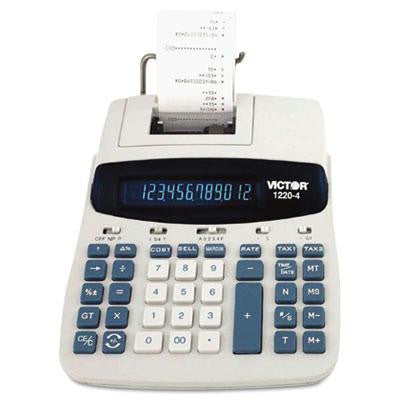 Victor&reg; 1220-4 Two-Color Tax Key Printing Calculator