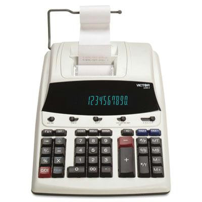 Victor&reg; 1230-4 Fluorescent Display Two-Color Printing Calculator