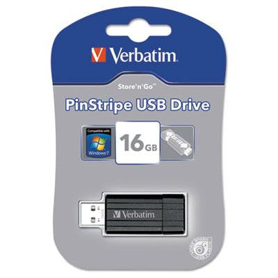 Verbatim&reg; PinStripe USB Flash Drive