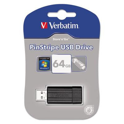 Verbatim&reg; PinStripe USB Flash Drive