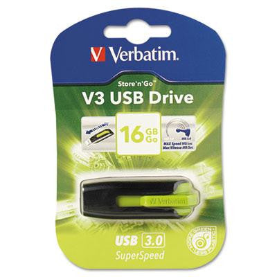 Verbatim&reg; Store 'n' Go&reg; V3 USB 3.0 Drive