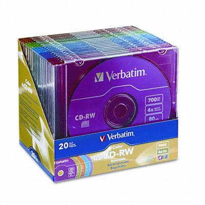 Verbatim&reg; CD-RW Rewritable Disc