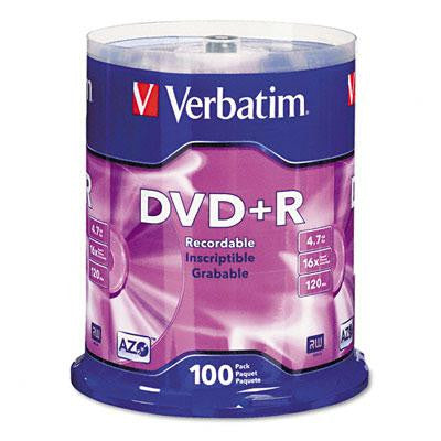 Verbatim&reg; DVD+R Recordable Disc