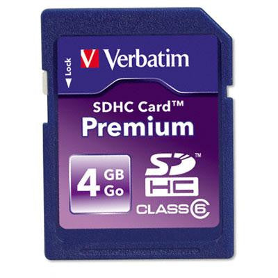 Verbatim&reg; Premium SDHC Cards