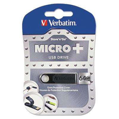 Verbatim&reg; Store 'n' Go&reg; Micro USB Drive Plus