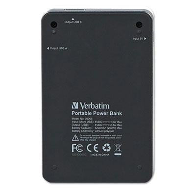 Verbatim&reg; Dual USB Power Pack Chargers