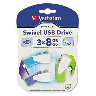 Verbatim&reg; Store 'n' Go&reg; Swivel USB Flash Drive