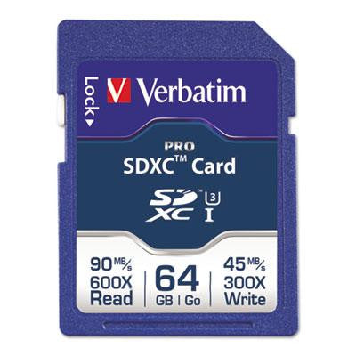 Verbatim&reg; SDXC UHS-1 Memory Card