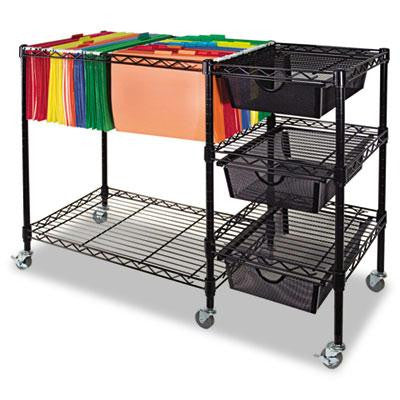 Vertiflex&trade; Mobile File Cart with Drawers